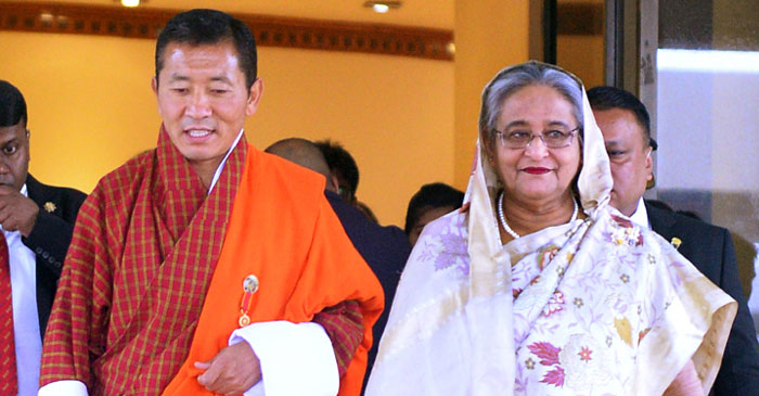 শেখ হাসিনার সঙ্গে বৈঠকে ভুটানের প্রধানমন্ত্রী