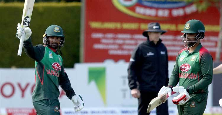 বড় রান তাড়া করেও সহজে জিতল বাংলাদেশ