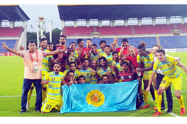 ভারতের মাটিতে ইতিহাস গড়ল আবাহনী