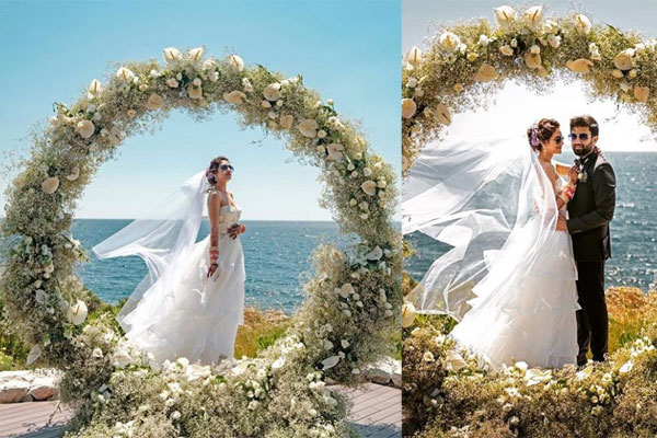 সাদা গাউনে রাজকন্যার বেশে নুসরাত