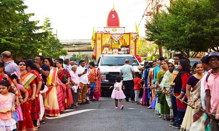 নিউইয়র্কে রথযাত্রা উৎসব