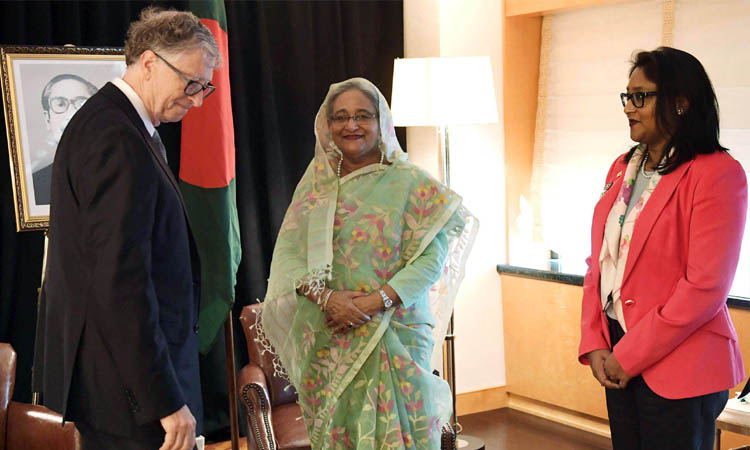 প্রধানমন্ত্রীর সঙ্গে বিল গেটসের সাক্ষাৎ