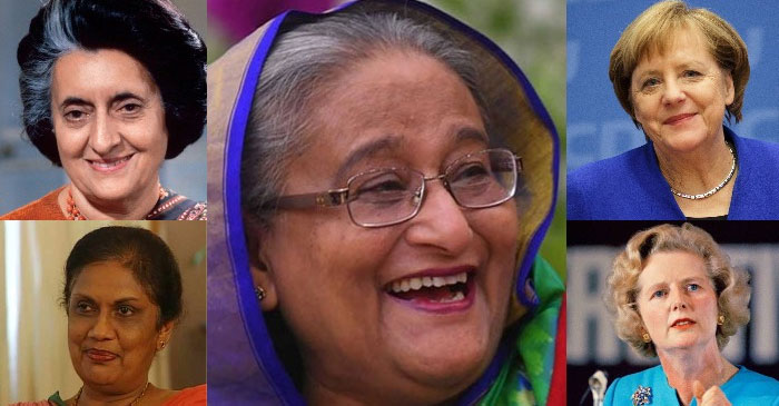 বিশ্বের শীর্ষ নারী নেত্রীদের তালিকায় শেখ হাসিনা